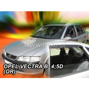 Opel Vauxhall Vectra B 4dr Saloon Yrs 96-02 Brand New Heko 4 Piece Wind Deflectors 25377