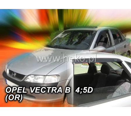 Opel Vauxhall Vectra B 4dr Saloon Yrs 96-02 Brand New Heko 4 Piece Wind Deflectors 25377