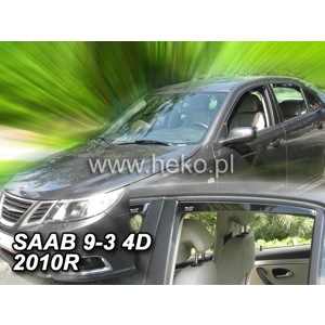Saab 9-3 Yrs 4dr Saloon Yrs 02-12 Brand New Heko 4 Piece Wind Deflectors 28105
