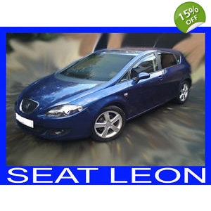 SEAT Leon 1P Yrs 06-12 Brand New Heko Brand New 4 Piece Heko Wind Deflectors 28232