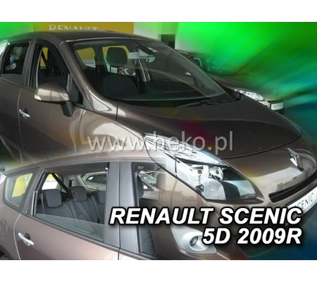 Renault Scenic III Grand Yrs 09- on Brand New Heko 4 Piece Wind Deflectors 27180