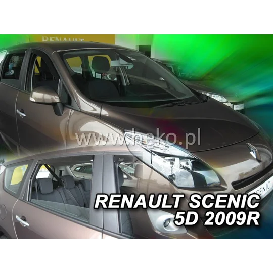 Renault Scenic III Grand Yrs 09- on Brand New Heko 4 Piece Wind Deflectors 27180