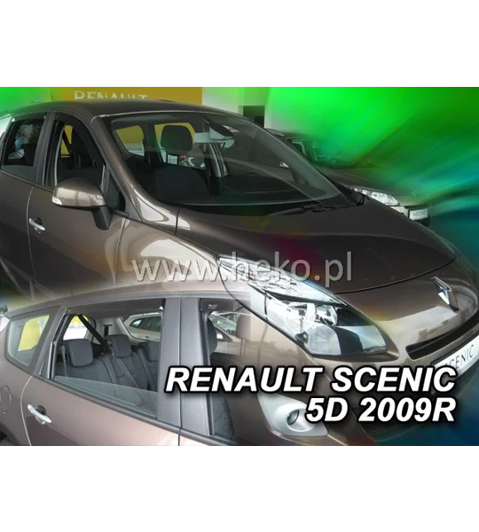 Renault Scenic III Grand Yrs 09- on Brand New Heko 4 Piece Wind Deflectors 27180