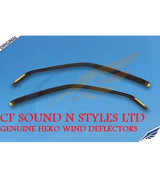 Renault Megane II 3drs Yrs 02-08 Brand New Heko 2 Piece Wind Deflectors 27147