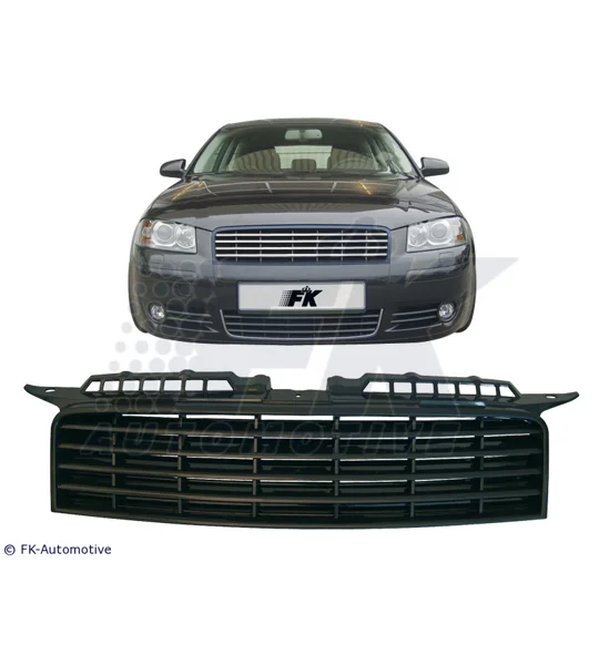 Audi A3 8P Yrs 03-05 ,SPORTS Grill DEBADGED BADGELESS BLACK