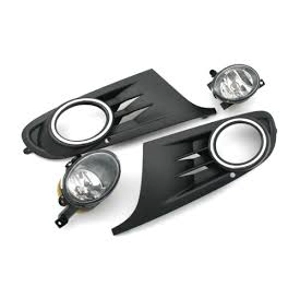 VW Golf MK6 VI Foglights & Grills KIT Plastic Standard bumper