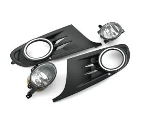 VW Golf MK6 VI Foglights & Grills KIT Plastic Standard bumper