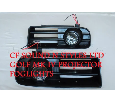 VW GOLF MK 4 IV Foglight Conversion Kit, 2 lamps grills