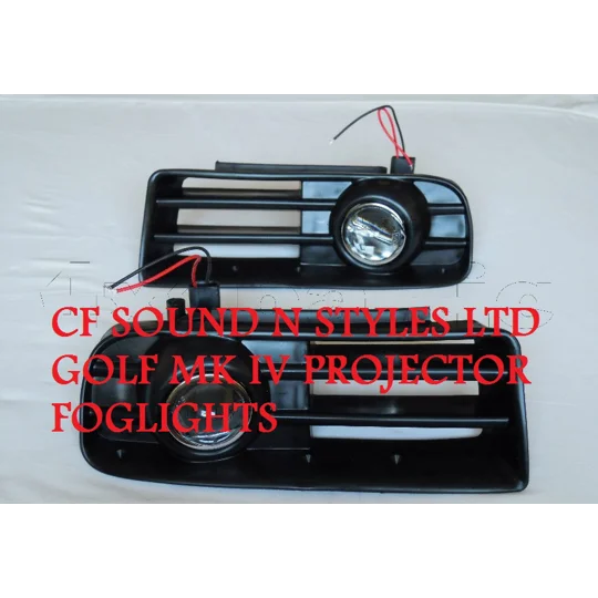 VW GOLF MK 4 IV Foglight Conversion Kit, 2 lamps grills