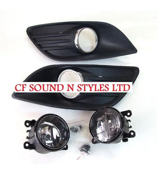 Ford Focus MKII Facelift Yrs 08-11 Foglights & Grills KIT Plastic Standard Bumper COPY