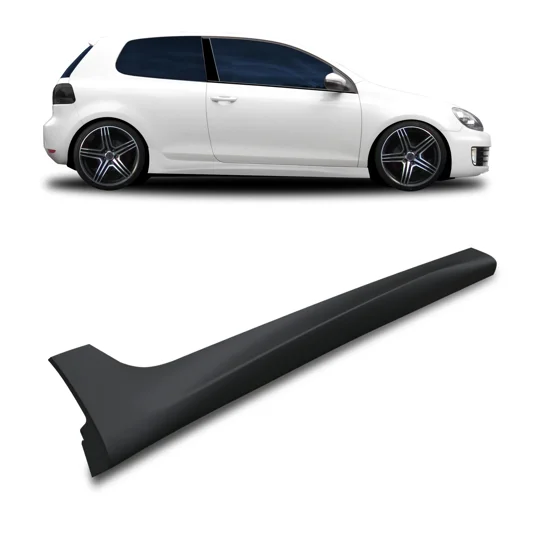 VW Golf MK6 VI 09-12 Sideskirts Pair PLASTIC R Look 5drs only