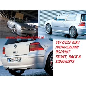 VW Golf MK 4 Yrs 98-04 Anniversary OEM Plastic Bodykit Bumper Lip Kit