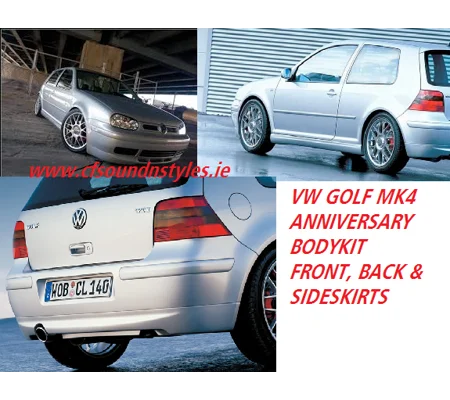 VW Golf MK 4 Yrs 98-04 Anniversary OEM Plastic Bodykit Bumper Lip Kit