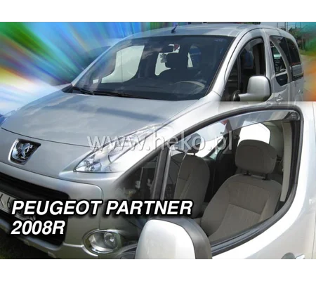 Citreon Berlingo II, Peugeot Partner II Yrs 08-on , Brand New Heko 2 Piece Wind Deflectors 26133