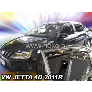 VW Jetta MK6 Yrs 11 on Brand New Heko 4 Piece Wind Deflectors 31186