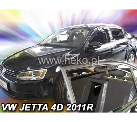 VW Jetta MK6 Yrs 11 on Brand New Heko 4 Piece Wind Deflectors 31186
