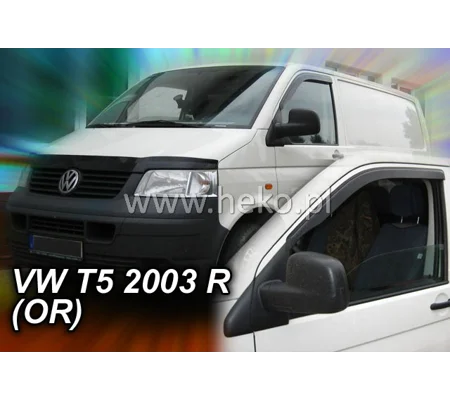 VW Transporter T5.5 Van Yrs 11- on- Brand New Heko 2 Piece Wind Deflectors