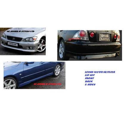 LEXUS IS200 Altezza TRD TTE Lip Kit Front Back & Sides