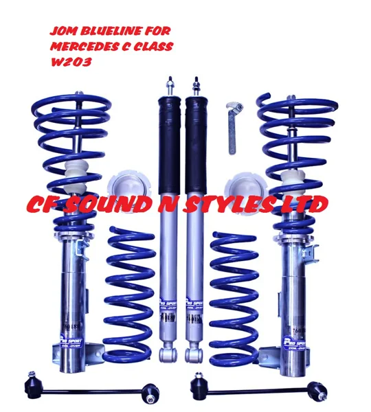 MERCEDES W203 YRS 01-07 C CLASS CLK S203 JOM Blueline Coilovers Kit INCLS DROPLINKS