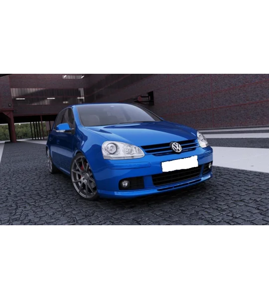 VW Golf MK 5 Yrs 05-09, VOTEX FRONT BUMPER LIP SPLITTER NEW PLASTIC