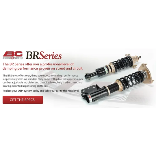 BC COILOVERS AUDI A4 B8 Yrs 08- on TDI & Petrol Models BR Series Coilover : Type RN