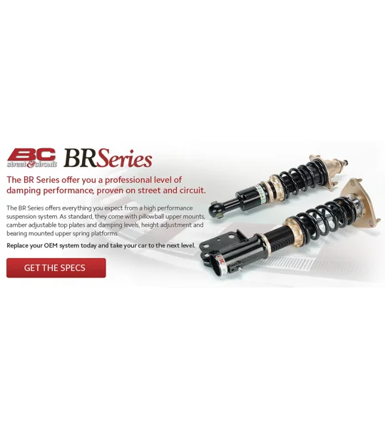 BC COILOVERS AUDI A4 B8 Yrs 08- on TDI & Petrol Models BR Series Coilover : Type RN