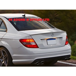 Mercedes C Class W204 Yrs 07-14 Rear Boot Lip Spoiler
