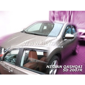 Nissan Quasqai Yrs 07-13 4 Piece Wind deflectors Heko 24257