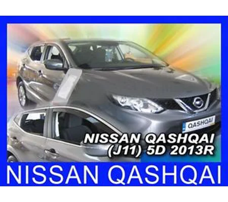 Nissan Quasqai Yrs 2013 onwards 4 Piece Wind deflectors Heko 24286