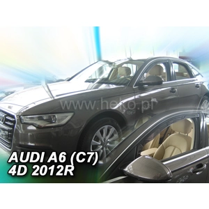 Audi A6 C7 Yrs 2012 onwards 4 Piece Wind deflectors Team Heko 10245