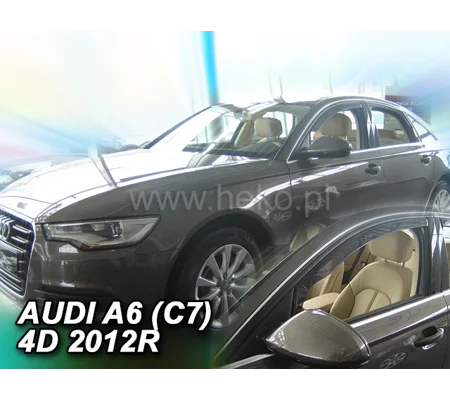 Audi A6 C7 Yrs 2012 onwards 4 Piece Wind deflectors Team Heko 10245