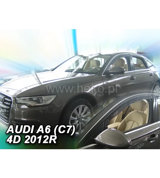 Audi A6 C7 Yrs 2012 onwards 4 Piece Wind deflectors Team Heko 10245