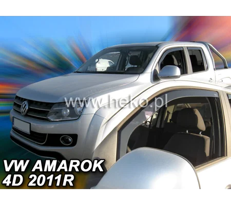 VW Amarok 2010-2022 4 Piece Wind deflectors Team Heko 31188