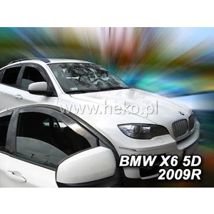 BMW X6 2009 onwards 4 Piece Wind deflectors Team Heko 11142