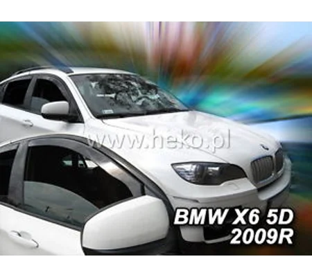 BMW X6 2009 onwards 4 Piece Wind deflectors Team Heko 11142
