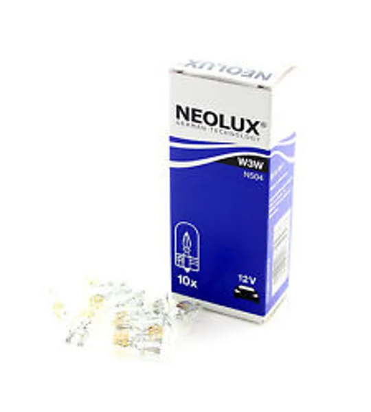 10 x 501 W5W Neolux Parking Light Number / Licence Plate Light Bulb Standard