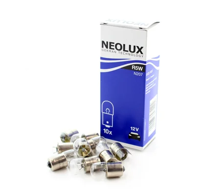 10x Neolux 12v 'Trade' 5w Small BA15S R5W 207 Indicator Repeater Bulbs Lights