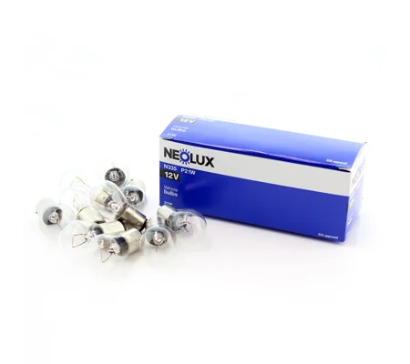 10 x Genuine Neolux BA15D 1142 291 12v 21w Clear Bulbs [N335]