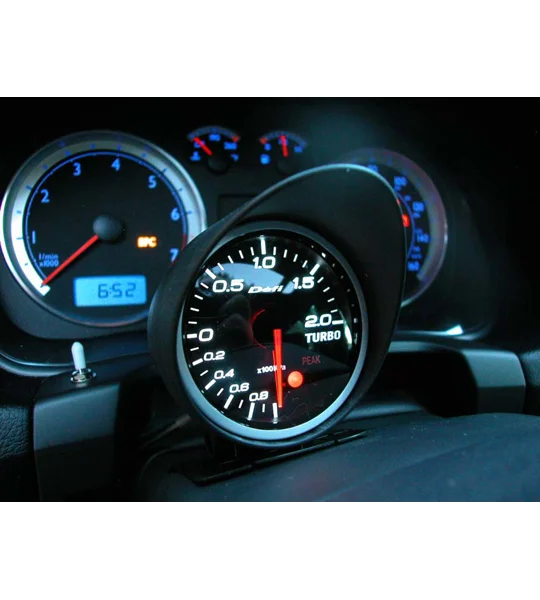 Defi Style Turbo Boost Gauge 60mm Stepper incl Mount & Sensor