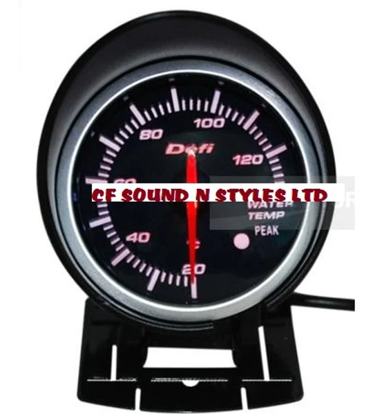 Defi Water Temp Gauge 60mm Stepper incl Mount & Sensor