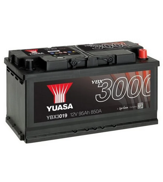 Yuasa Car Battery YBX3019, 95Ah 850A Cranking