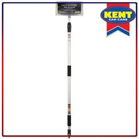 Kent Q4397 Extra Long Telescopic Brush New Professional Washing Cleaning Valeting