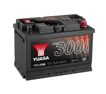 Yuasa Car Battery YBX3027, 550A 60AH