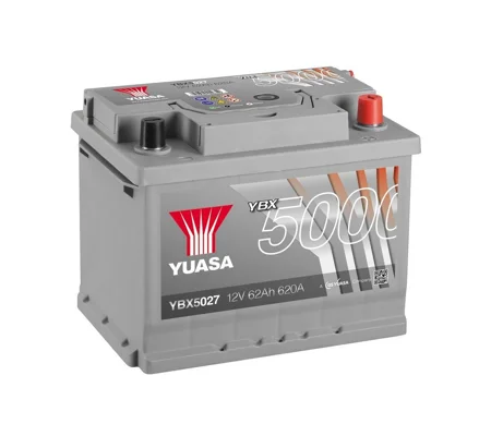 Yuasa Car Battery YBX5027, 620A 62AH