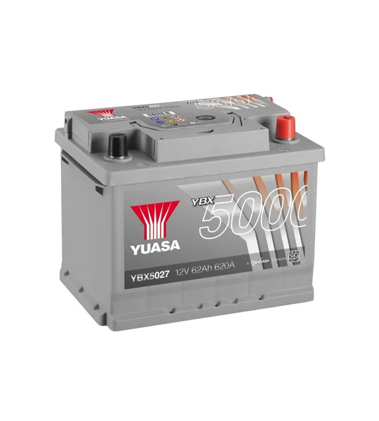 Yuasa Car Battery YBX5027, 620A 62AH