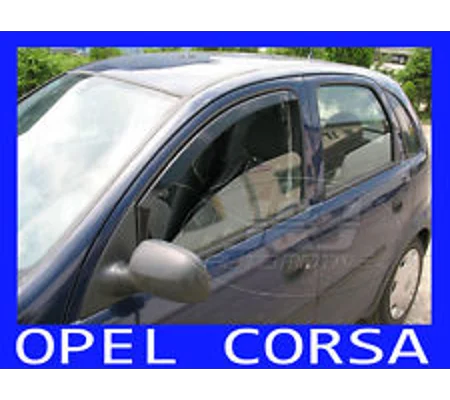 Opel Corsa B 4drs Hatchback & Combo Yrs 93-01 Brand New Heko 2 Piece Wind Deflectors