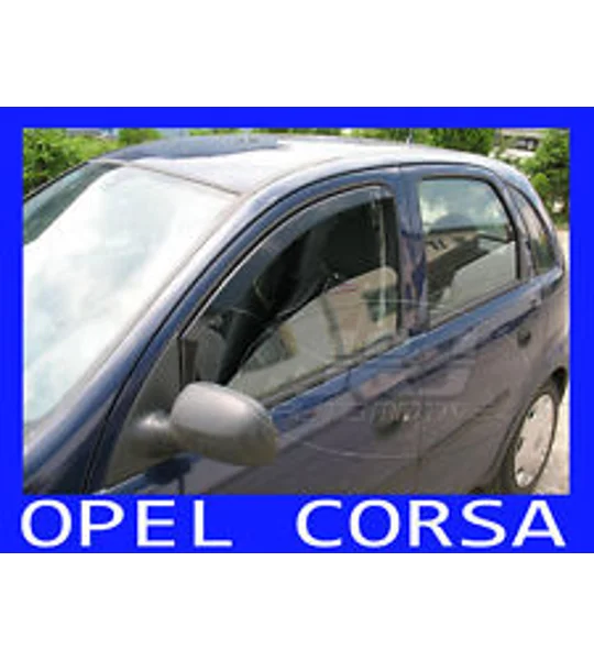 Opel Corsa B 4drs Hatchback & Combo Yrs 93-01 Brand New Heko 2 Piece Wind Deflectors