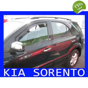 Kia Sorento Yrs 02-09 Brand New Heko 2 Piece Wind Deflectors