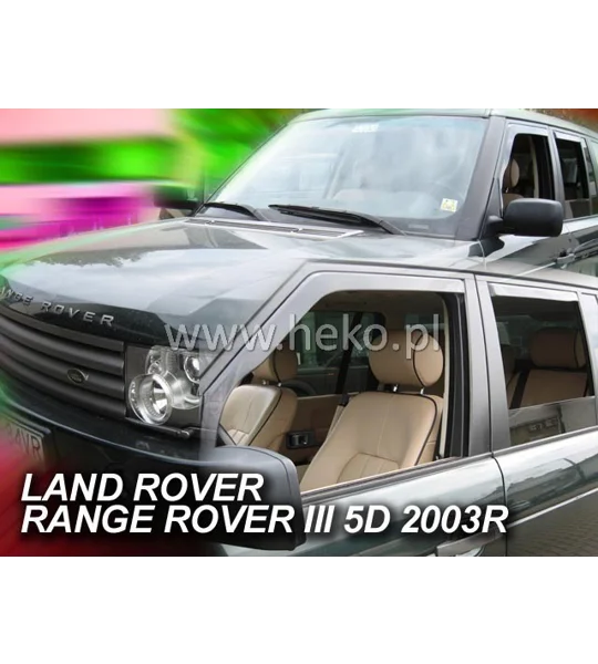 Range Rover III 5drs Yrs 03-on Brand New Heko 4 Piece Wind Deflectors