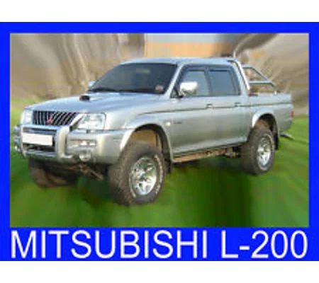 Mitsubishi L200 Yrs 99-06 Brand New Heko 4 Piece Wind Deflectors